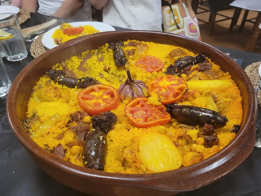 arroz al horno plato tipico gandia