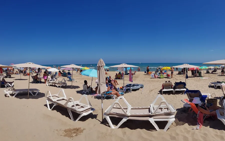 hamacas playa de gandia