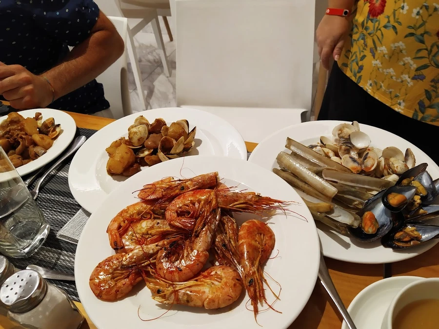 restaurante villaluz comida